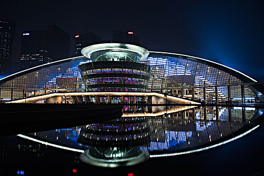 杭州大剧院夜景