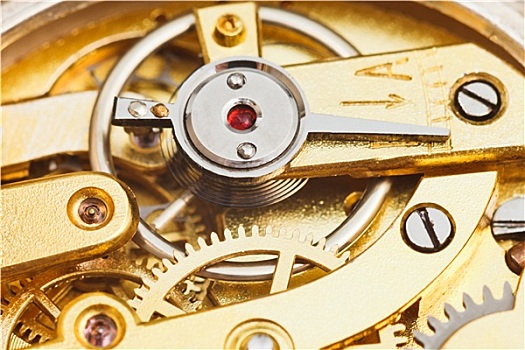黄铜,机械,移动,复古,手表