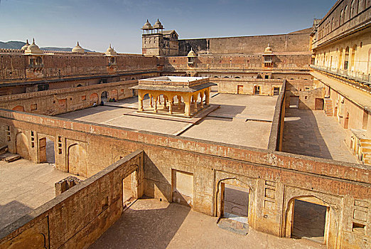 亭子,琥珀色,堡垒,斋浦尔,拉贾斯坦邦,印度