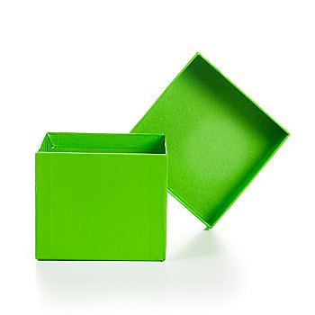 绿色,礼盒