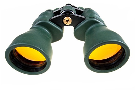 大,绿色,双筒望远镜