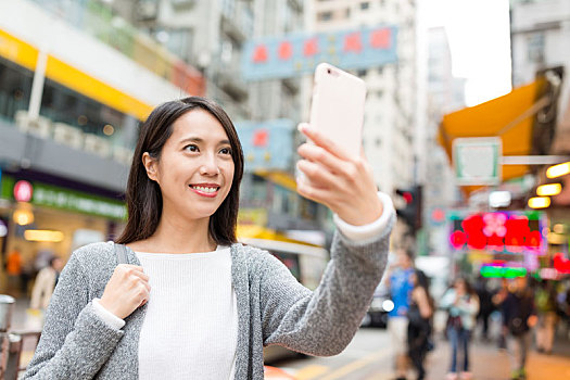 女人,手机,香港