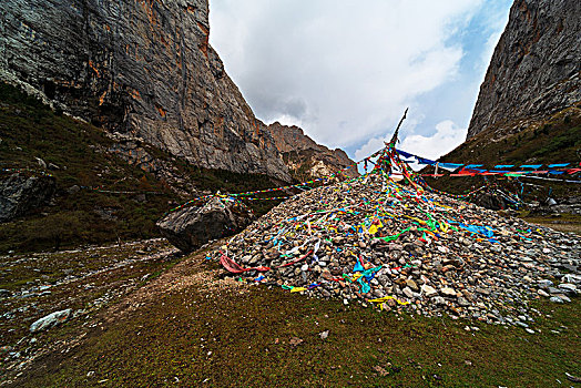 扎尕那山水全景