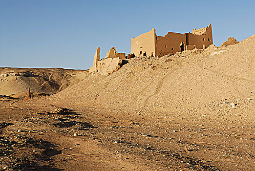 墓地,哈尔嘎,绿洲,西部沙漠,利比亚沙漠,埃及,非洲