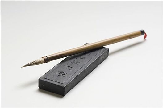 產生,中國,墨水,書法,毛筆