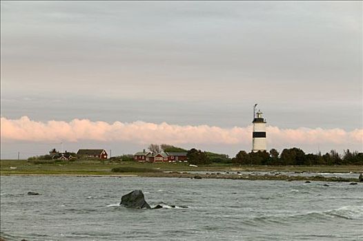 灯塔,海洋,瑞典