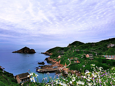 浙江嵊泗列岛的枸杞岛嵊山岛无人村