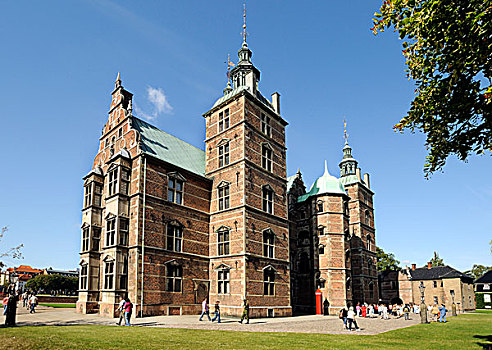 罗森博格城堡,哥本哈根,丹麦,斯堪的纳维亚,北欧,欧洲