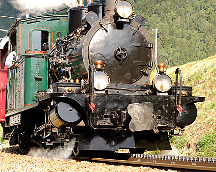 铁路,列车,建造,瓦莱州,瑞士,欧洲