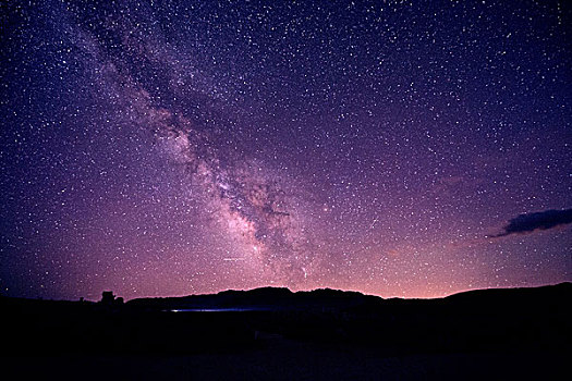 星球,天空,夜晚,莫诺湖,加利福尼亚,美国