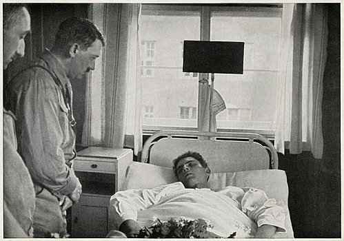 阿道夫-希特勒,受伤,男人,医院,德国