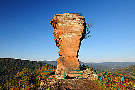 砂岩,石头,遗址,德哈亨费茨,莱茵兰普法尔茨州,德国
