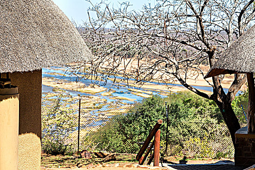 南非,克留格尔公园,住宿,靠近,河