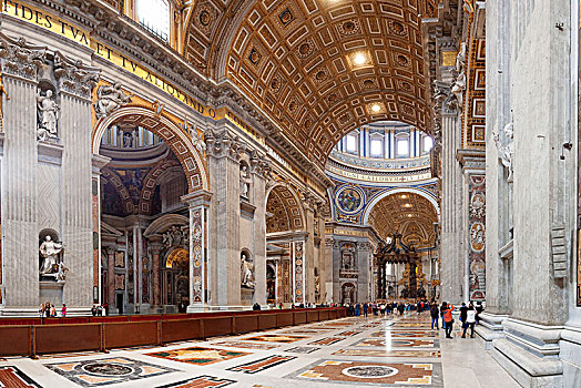 圣徒,圣彼得大教堂,大教堂,梵蒂冈,罗马,拉齐奥,意大利