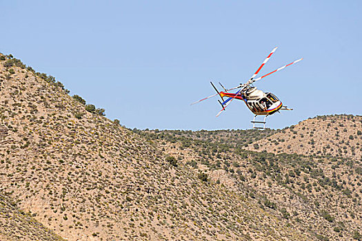 亚利桑那,美国,直升飞机,降落,筏,大峡谷