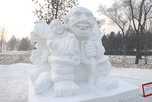 黑龙江雪乡雪雕塑