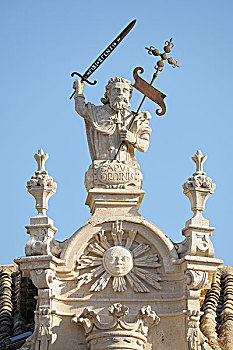 寺院,圣徒,剑,昆卡,卡斯提尔,拉曼查,西班牙