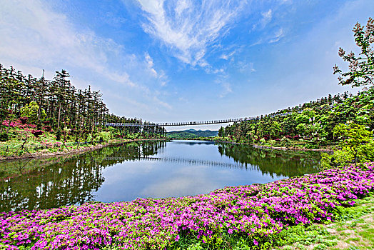 江苏省南京市银杏湖公园自然景观