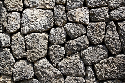 灰色,石灰石,砖石建筑,墙壁,特色,马略卡岛,风格