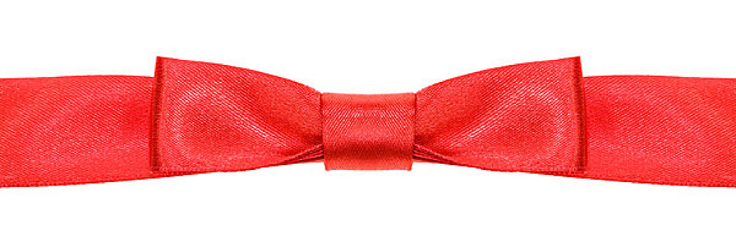 对称,红色,蝴蝶结,打结,宽,绸缎,丝带