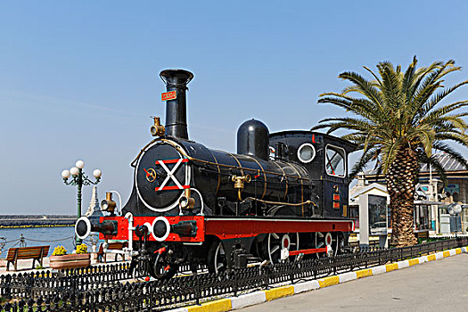 历史,火车头,户外,车站,博斯普鲁斯海峡,伊斯坦布尔,亚洲,土耳其