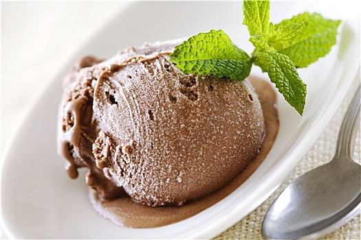 意大利,巧克力冰淇淋