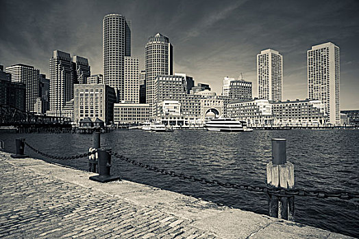 马萨诸塞,波士顿,码头,建筑