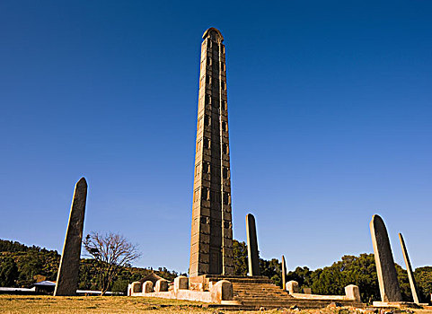 国王,石碑,方尖塔,阿克苏姆,埃塞俄比亚,非洲