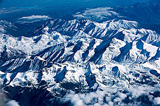 雪山,群山,山脉,高原