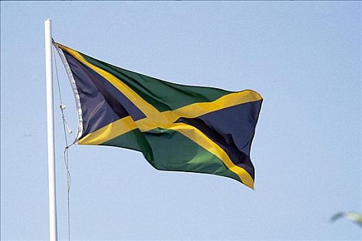 牙买加,旗帜,中美洲
