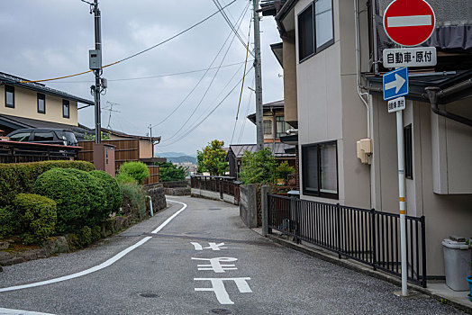 日本城镇街道风景