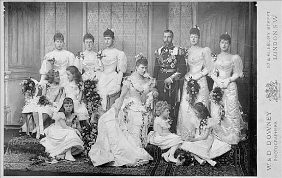 婚礼,公爵,公爵夫人,七月,1893年,艺术家,未知