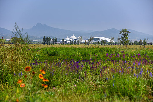 内蒙古呼和浩特市,敕勒川国家草原自然公园风光