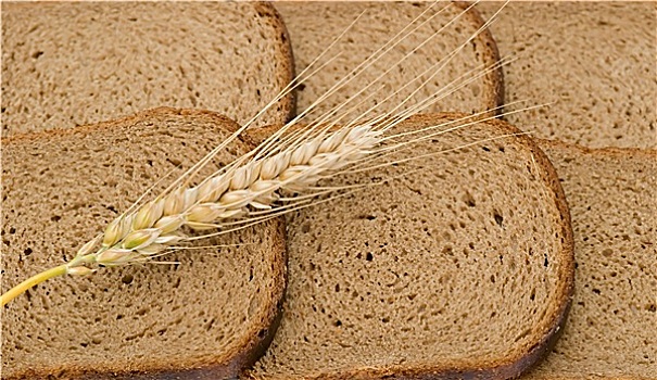 麦穗,面包片