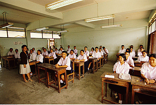 教室,泰国