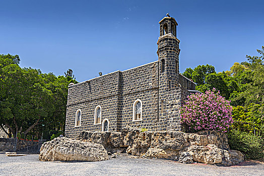 教堂,圣彼得,加利利地区,以色列,中东