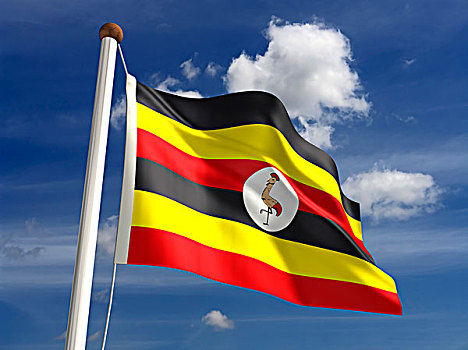乌干达,旗帜
