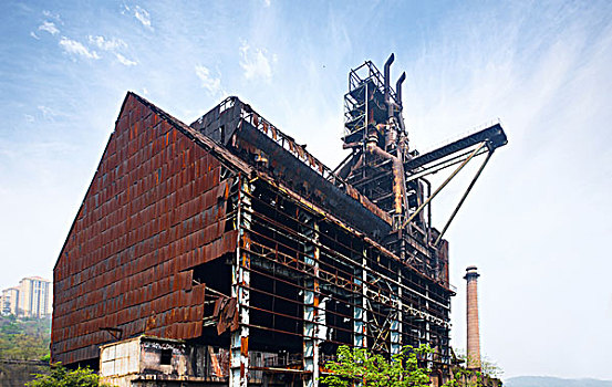 废弃钢铁厂