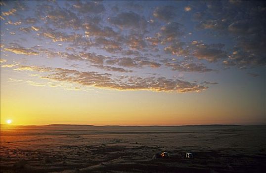 日落,考科韦尔德,纳米比亚,非洲