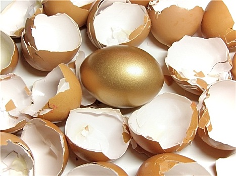 金色,蛋壳