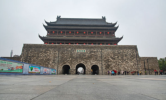 中国最大的鼓楼,安徽滁州市凤阳县明中都鼓楼