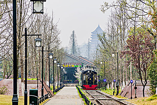 杭州白塔公园铁轨
