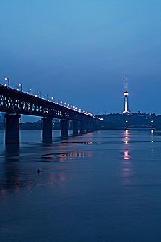 武汉城市风光夜景