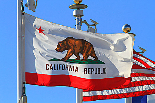 美国,加利福尼亚,圣地亚哥,旗帜