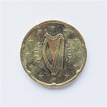 爱尔兰,20分,硬币