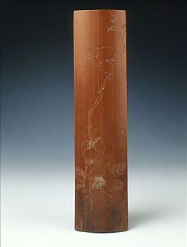 竹子,手腕,休息,清朝,中国,18世纪,艺术家,未知