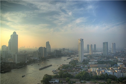曼谷,天际线