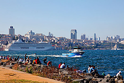 土耳其,伊斯坦布尔,博斯普鲁斯海峡,地区
