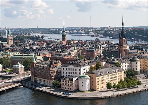 历史建筑,塔,斯德哥尔摩,瑞典
