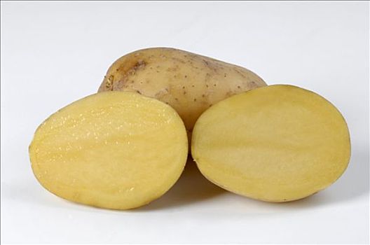 土豆,两个,一半
